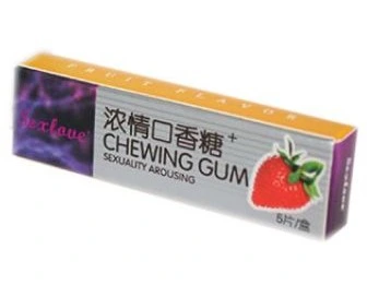 Sex Love Strawberry Chewing Gum for Women – Flavored Chewing Gum -5 Pieces